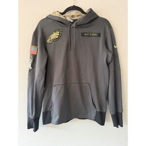 Nike Philadelphia Eagles Salute to Service Hoodie Mens M NFL Sweatshirt  Gray
